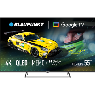 Blaupunkt QLED TV | 55QBG6000S | 55 | Smart TV | Google TV | Black Blaupunkt QLED TV | 55QBG6000S | 55 | Smart TV | Google TV | Black