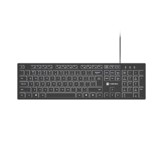 Natec | Herring Glow | Keyboard | Wired | US | Black Natec | Herring Glow | Keyboard | Wired | US | Black