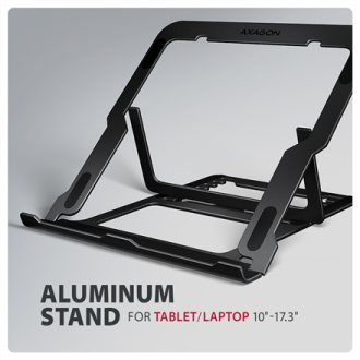 AXAGON STND-LAB stand for laptops and tablets | Adjustable Height, Angle | 10-17.3 AXAGON STND-LAB stand for laptops and tablets | Adjustable Height, Angle | 10-17.3