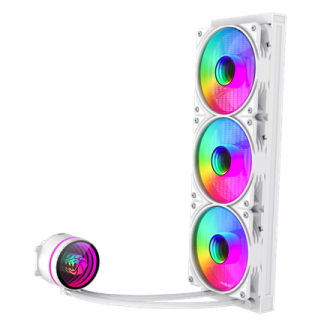 Gamemax CPU Liquid Cooler | ICEBURG 360 INFINITY WH | White Gamemax CPU Liquid Cooler | ICEBURG 360 INFINITY WH | White