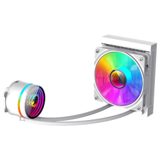 Gamemax CPU Liquid Cooler | ICEBURG 120 WT | White Gamemax CPU Liquid Cooler | ICEBURG 120 WT | White