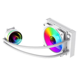 Gamemax CPU Liquid Cooler | ICEBURG 120 WT | White Gamemax CPU Liquid Cooler | ICEBURG 120 WT | White