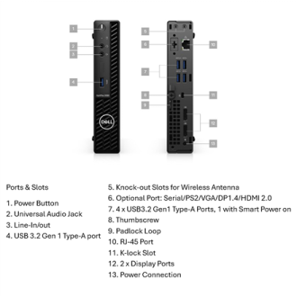DELL Renewed Grade B | OptiPlex 3090 | Intel Core i5 | i5 10500T | 8 GB | NVMe SSD | 256 GB | Intel UHD Graphics | Windows 11 Pr DELL Renewed Grade B | OptiPlex 3090 | Intel Core i5 | i5 10500T | 8 GB | NVMe SSD | 256 GB | Intel UHD Graphics | Windows 11 Pr