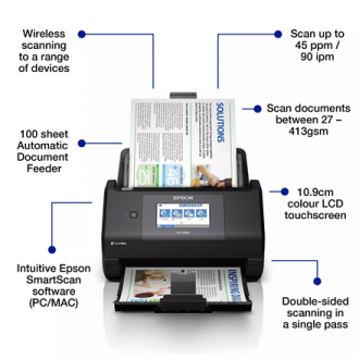 Epson Document scanner | WorkForce ES-590W | Colour