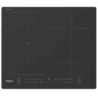 Whirlpool WF S7560NE BM | Hob | Induction | Number of burners/cooking zones 4 | Electronic | Black | Timer