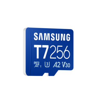 Samsung MicroSD card | T7 | 256 GB | microSDXC | Flash memory class U3, V30, A2 Samsung MicroSD card | T7 | 256 GB | microSDXC | Flash memory class U3, V30, A2