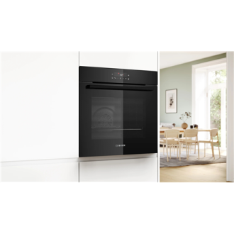 Bosch Oven | HBA572BB4 | 71 L | Electric | Pyrolytic/Hydrolytic | Touch | Height 59.5 cm | Width 59.4 cm | Black
