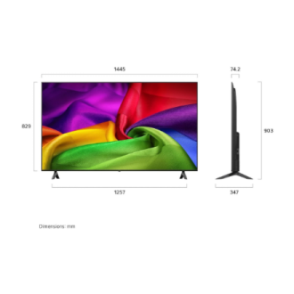 LG NANO 4K AI TV | 65NU800B3LA | 65 | Smart TV | webOS | UHD | Black LG NANO 4K AI TV | 65NU800B3LA | 65 | Smart TV | webOS | UHD | Black