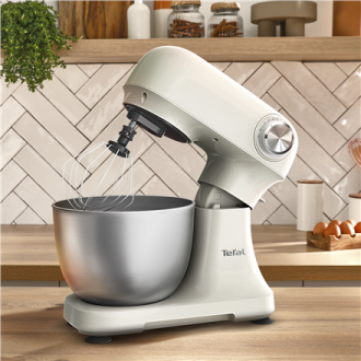 TEFAL QB140AF0 Bake Easy | Kitchen Machine | 500 W | Number of speeds 12 | Bowl capacity 3.5 L | Beige TEFAL QB140AF0 Bake Easy | Kitchen Machine | 500 W | Number of speeds 12 | Bowl capacity 3.5 L | Beige