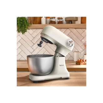 TEFAL QB140AF0 Bake Easy | Kitchen Machine | 500 W | Number of speeds 12 | Bowl capacity 3.5 L | Beige TEFAL QB140AF0 Bake Easy | Kitchen Machine | 500 W | Number of speeds 12 | Bowl capacity 3.5 L | Beige
