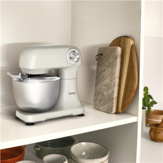 TEFAL QB140AF0 Bake Easy | Kitchen Machine | 500 W | Number of speeds 12 | Bowl capacity 3.5 L | Beige TEFAL QB140AF0 Bake Easy | Kitchen Machine | 500 W | Number of speeds 12 | Bowl capacity 3.5 L | Beige