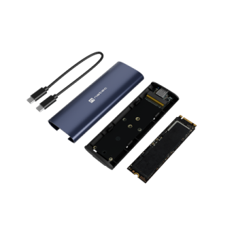 Natec | Rhino M.2 NVME Lite USB-C External, Gen 2 Steel Navy | Solid-state drive interface NVMe Natec | Rhino M.2 NVME Lite USB-C External, Gen 2 Steel Navy | Solid-state drive interface NVMe