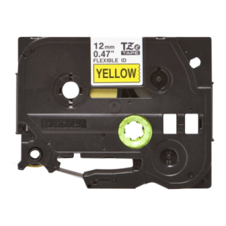 Brother | TZe-FX631 Flexible ID Laminated Tape | Black on Yellow | TZe | 8 m | 1.2 cm