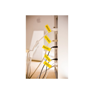 Brother | TZe-FX631 Flexible ID Laminated Tape | Black on Yellow | TZe | 8 m | 1.2 cm