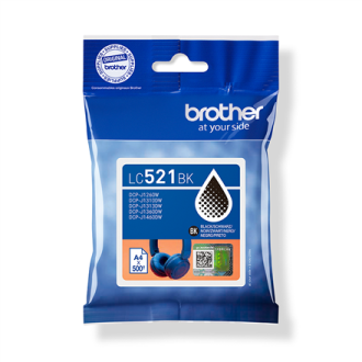 Brother LC521BK | Ink Cartridges | Black Brother LC521BK | Ink Cartridges | Black