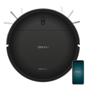 Cecotec Robot Vacuum Cleaner | Conga M10 Advance | Operating time (max) 150 min | Dry | Lithium-ion | 2000 mAh | Black | 3000 Pa