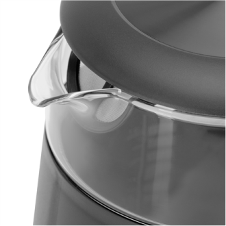 Adler Kettle with LED Display | AD 1305 | Electric | 2200 W | 1.7 L | Plastic | 360 rotational base | Grey