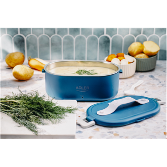 Adler Electric Lunch Box | AD 4505 | Material Plastic | Blue Adler Electric Lunch Box | AD 4505 | Material Plastic | Blue