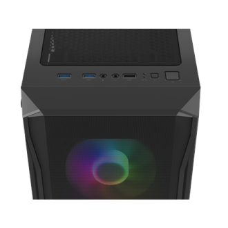 Fury PC Case | SHOBO SH4F RGB | Midi-Tower | Black Fury PC Case | SHOBO SH4F RGB | Midi-Tower | Black