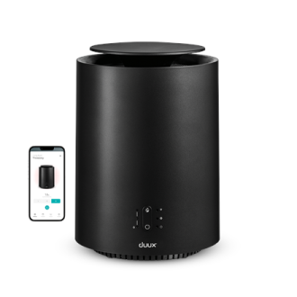 Duux Threesixty 2 Smart Fan + Heater | Fan and heater | 1800 W | Suitable for rooms up to 30 m | Matt Black Duux Threesixty 2 Smart Fan + Heater | Fan and heater | 1800 W | Suitable for rooms up to 30 m | Matt Black