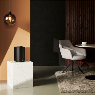 Duux Threesixty 2 Smart Fan + Heater | Fan and heater | 1800 W | Suitable for rooms up to 30 m | Matt Black Duux Threesixty 2 Smart Fan + Heater | Fan and heater | 1800 W | Suitable for rooms up to 30 m | Matt Black