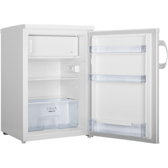 Gorenje | Refrigerator | RB492PW | Energy efficiency class E | Free standing | Larder | Height 84.5 cm | Fridge net capacity 107 Gorenje | Refrigerator | RB492PW | Energy efficiency class E | Free standing | Larder | Height 84.5 cm | Fridge net capacity 107