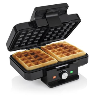 Tristar Waffle maker | WF-1165 | 1000 W | Number of pastry 2 | Belgium | Black Tristar Waffle maker | WF-1165 | 1000 W | Number of pastry 2 | Belgium | Black