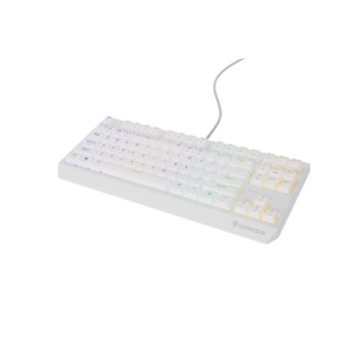 Genesis | THOR 230 | Mechanical Gaming Keyboard | Wired | US | Outemu Brown | White