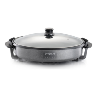 Caso | Professional Party Pan | 1500 W | Number of programs 1 | Grey