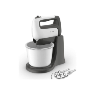 TEFAL | HT464138 Prep'Mix+ | Hand Mixer | 500 W | Number of speeds 5 | Turbo mode | White/Grey