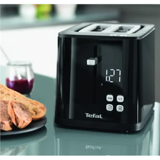 TEFAL Toaster | TT6408 | Power 850 W | Number of slots 2 | Housing material Plastic | Black TEFAL Toaster | TT6408 | Power 850 W | Number of slots 2 | Housing material Plastic | Black