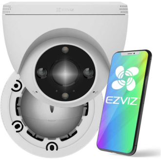 EZVIZ | Camera | CS-H4 | Dome | 3 MP | 2.8mm | IP67 | H.264/H.265 | MicroSD Card, up to 512 GB EZVIZ | Camera | CS-H4 | Dome | 3 MP | 2.8mm | IP67 | H.264/H.265 | MicroSD Card, up to 512 GB