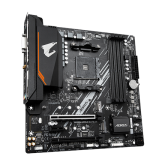 Gigabyte B550M AORUS ELITE AXG13 | Processor family AMD | Processor socket AM4 | DDR4 | Number of SATA connectors 4 Gigabyte B550M AORUS ELITE AXG13 | Processor family AMD | Processor socket AM4 | DDR4 | Number of SATA connectors 4