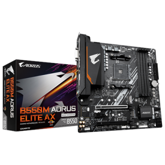 Gigabyte B550M AORUS ELITE AXG13 | Processor family AMD | Processor socket AM4 | DDR4 | Number of SATA connectors 4 Gigabyte B550M AORUS ELITE AXG13 | Processor family AMD | Processor socket AM4 | DDR4 | Number of SATA connectors 4