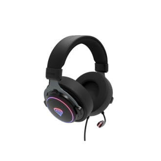 Genesis | Gaming Headset | Neon 764 | Wired | Over-Ear | Microphone | Black