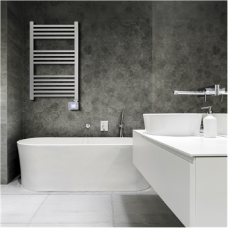 Adler LED Electric Bathroom Radiator | AD 7824 | Radiator | 600 W | White | IP24 Adler LED Electric Bathroom Radiator | AD 7824 | Radiator | 600 W | White | IP24