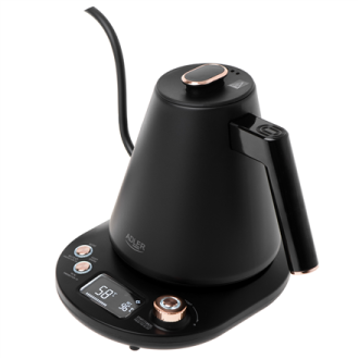 Adler Kettle | AD 1349 | Electric | 1100 W | 1 L | Stainless steel | 360 rotational base | Black/Gold Adler Kettle | AD 1349 | Electric | 1100 W | 1 L | Stainless steel | 360 rotational base | Black/Gold
