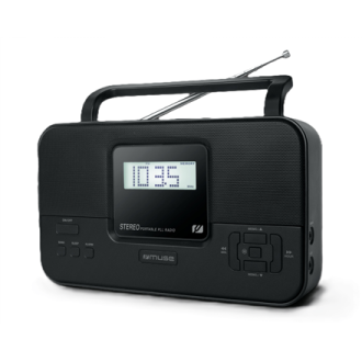 Muse Stereo Portable Radio | M-087 MB PLL | AUX in | FM radio | Headphone out Muse Stereo Portable Radio | M-087 MB PLL | AUX in | FM radio | Headphone out