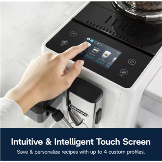 Delonghi | Coffee maker | Rivelia EXAM440.55.W | Pump pressure 19 bar | Built-in milk frother | Fully Automatic | 1450 W | Arcti Delonghi | Coffee maker | Rivelia EXAM440.55.W | Pump pressure 19 bar | Built-in milk frother | Fully Automatic | 1450 W | Arcti