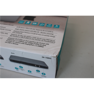 SALE OUT. | Digitus | Thunderbolt 3 Dockingstation 8K, USB Type-C | Ethernet LAN | Warranty 24 month(s) | DAMAGED PACKAGING, UNP SALE OUT. | Digitus | Thunderbolt 3 Dockingstation 8K, USB Type-C | Ethernet LAN | Warranty 24 month(s) | DAMAGED PACKAGING, UNP