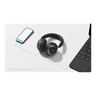 Anker Soundcore | Foldable Headphones | Space One Pro | Bluetooth | Over-ear | Microphone | Jet Black | Wireless Anker Soundcore | Foldable Headphones | Space One Pro | Bluetooth | Over-ear | Microphone | Jet Black | Wireless