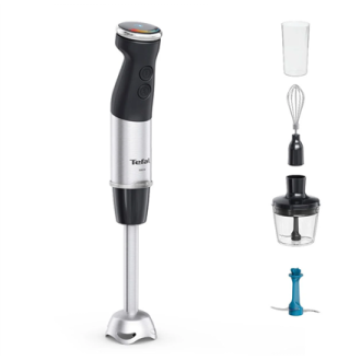 TEFAL | HB67E830 Quickchef+ | Hand Blender | 1000 W | Hand Blender | Number of speeds 20 | Turbo mode | Ice crushing | Black/Sta TEFAL | HB67E830 Quickchef+ | Hand Blender | 1000 W | Hand Blender | Number of speeds 20 | Turbo mode | Ice crushing | Black/Sta