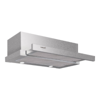 CATA Hood | EXTENDER 600 | Telescopic | Energy efficiency class C | Width 60 cm | 390 m /h | Mechanical | ECOLED | Stainless Ste CATA Hood | EXTENDER 600 | Telescopic | Energy efficiency class C | Width 60 cm | 390 m /h | Mechanical | ECOLED | Stainless Ste