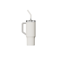 Xiaomi | Straw Mug | Capacity 1 L | Material Stainless steel | White Xiaomi | Straw Mug | Capacity 1 L | Material Stainless steel | White