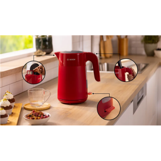 Bosch Kettle | TWK2M164 MyMoment | Electric | 2400 W | 1.7 L | Plastic | 360 rotational base | Red