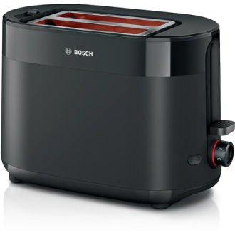 Bosch Compact Toaster | TAT2M123 MyMoment | Power 950 W | Number of slots 2 | Housing material Plastic | Black Bosch Compact Toaster | TAT2M123 MyMoment | Power 950 W | Number of slots 2 | Housing material Plastic | Black