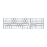 Apple Magic Keyboard with Touch ID and Numeric Keypad | Keyboard | Wireless | Swedish | White Apple Magic Keyboard with Touch ID and Numeric Keypad | Keyboard | Wireless | Swedish | White