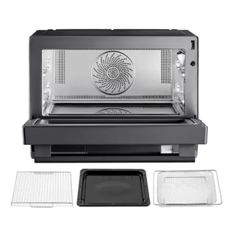 Midea Microwave oven | MSO25H | Free standing | 1000 W | Convection | 25 L | Grill | Black