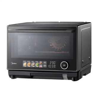 Midea Microwave oven | MSO25H | Free standing | 1000 W | Convection | 25 L | Grill | Black