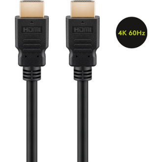 Goobay High Speed HDMI Cable with Ethernet | 0.5 m Goobay High Speed HDMI Cable with Ethernet | 0.5 m